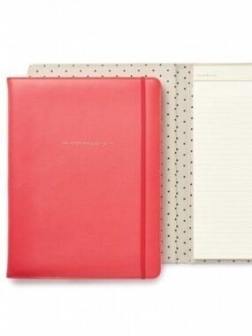 Kate Spade Notepad Notebook Folio / She Wrote The Book On It Cover Case Notes